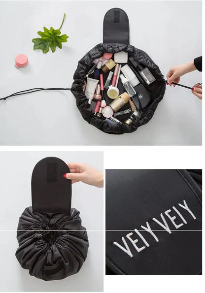 Drawstring Makeup Cosmetic Travel Organizer Bag