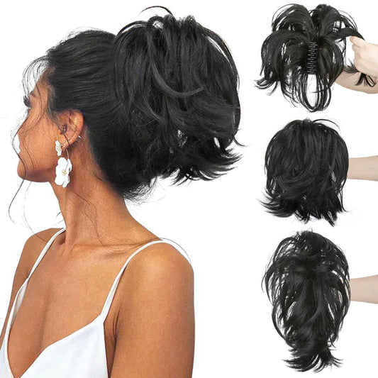 Clature Based Natural Black Ponytail Hair Extension