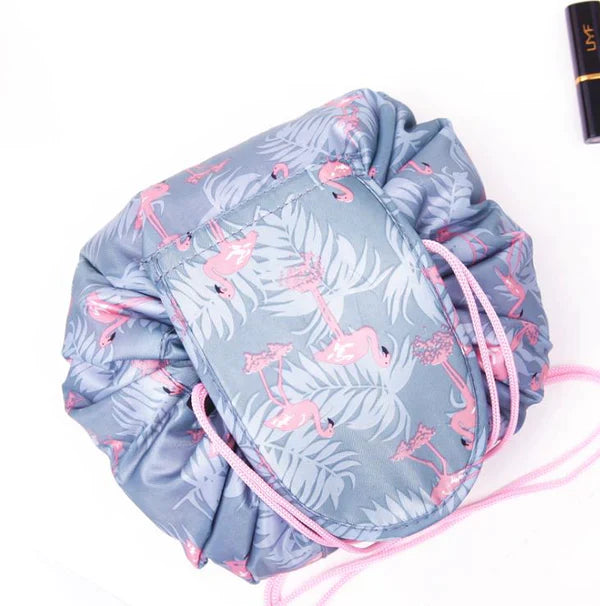 Drawstring Makeup Cosmetic Travel Organizer Bag