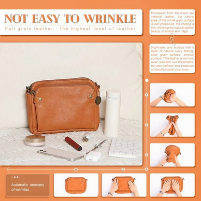 Crossbody Leather Shoulder Bag