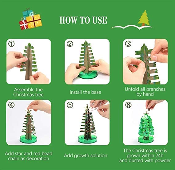 Magic Growing Crystal Christmas Tree