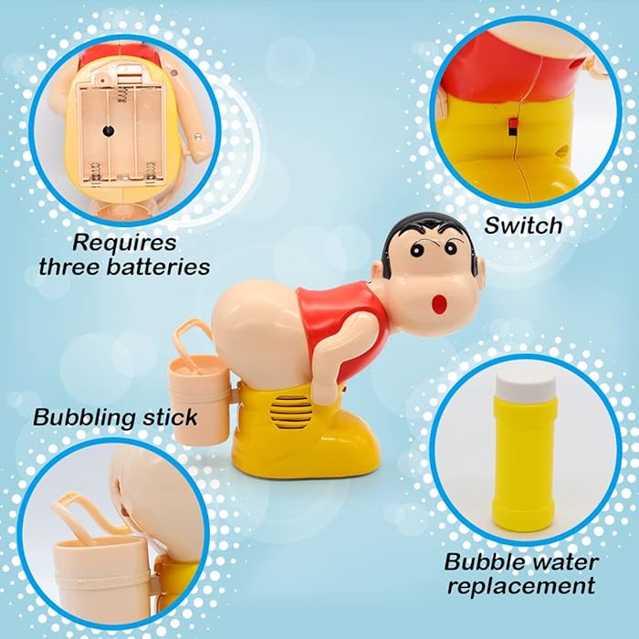 Shin-chan Bubble Blowing Machin Toy