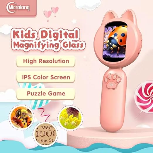 Kids Digital Magnifying Glass