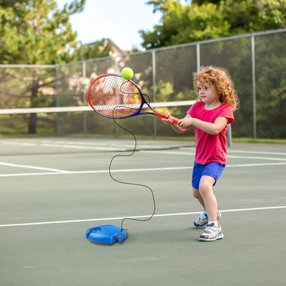 Portable Telescopic Foot Tennis Trainer: Ultimate Indoor & Outdoor Tennis Trainer Game