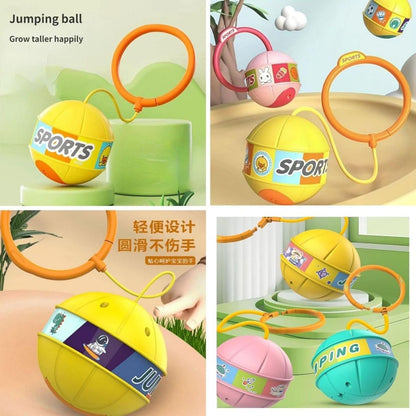 Skip Ball, Portable Foldable Colorful Flash Wheel Swing Ball, Kids Toys.