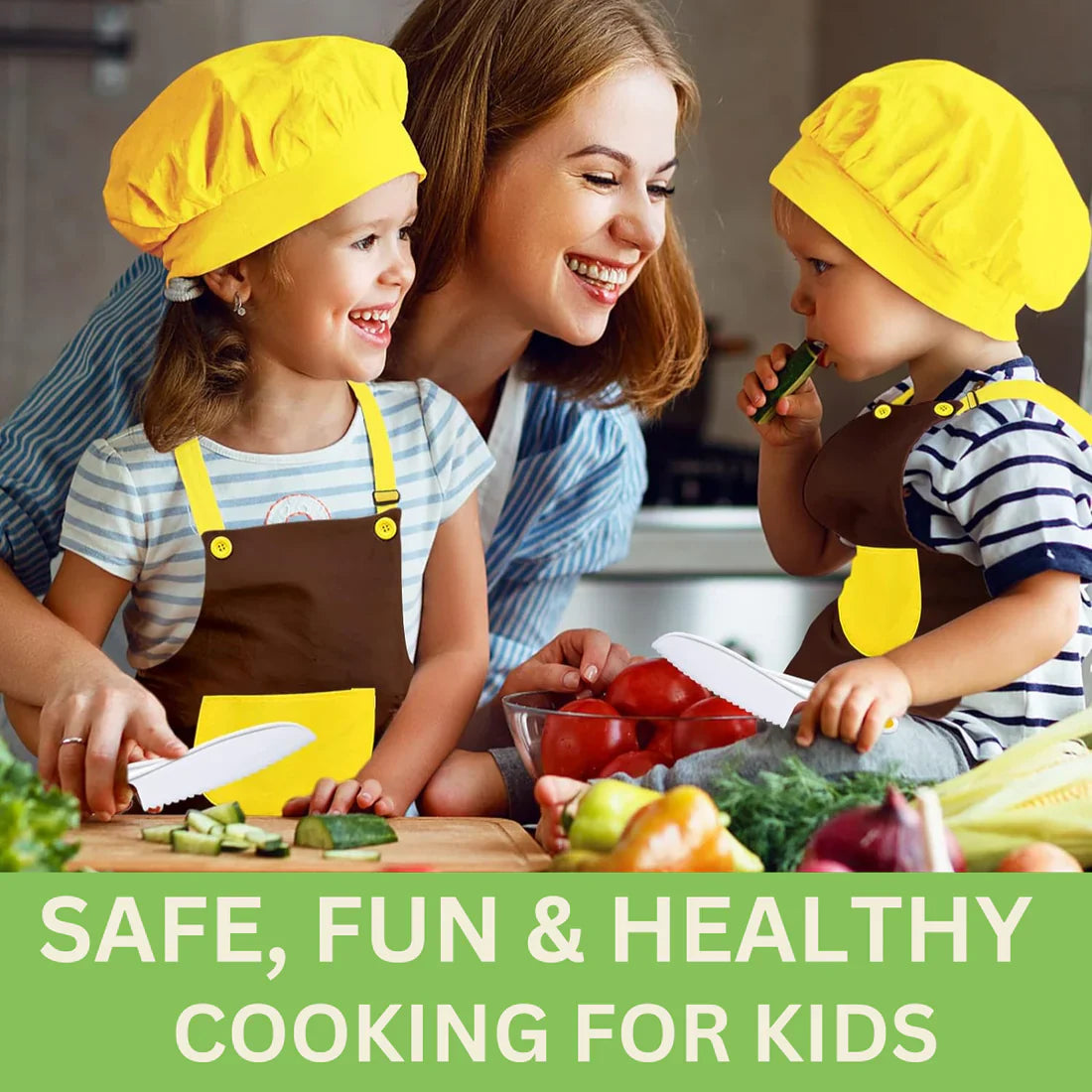 children-safe kitchen set