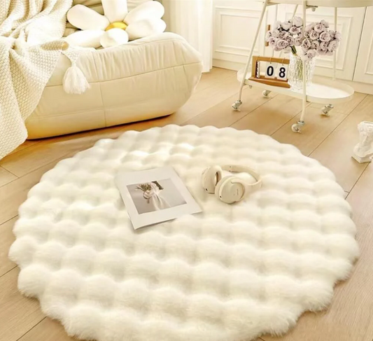 Cozy plush Round Rug Mat