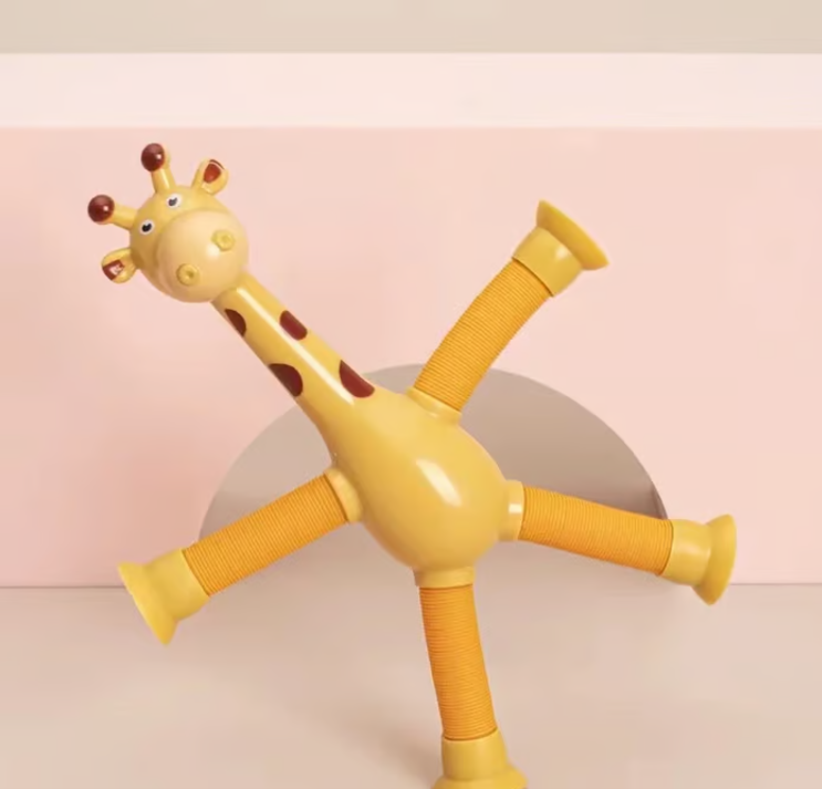 Telescopic Suction Cup Giraffe/Robot Toy