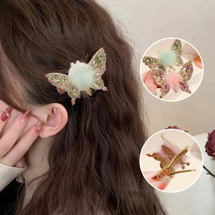 Flying butterfly Clips