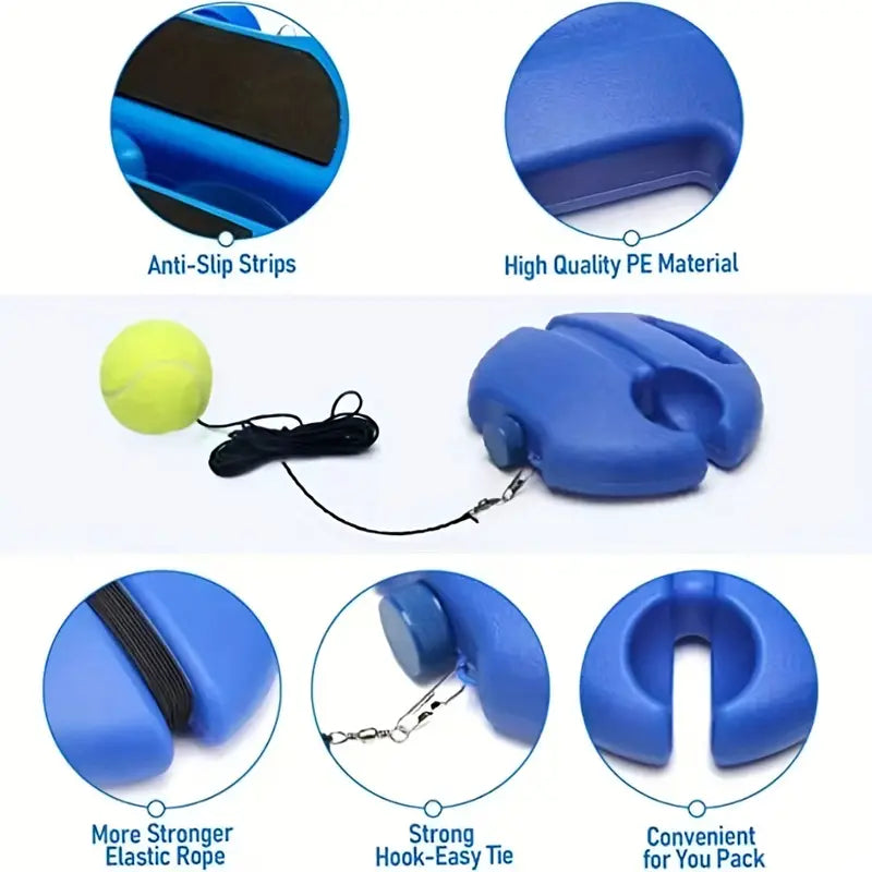 Portable Telescopic Foot Tennis Trainer: Ultimate Indoor & Outdoor Tennis Trainer Game