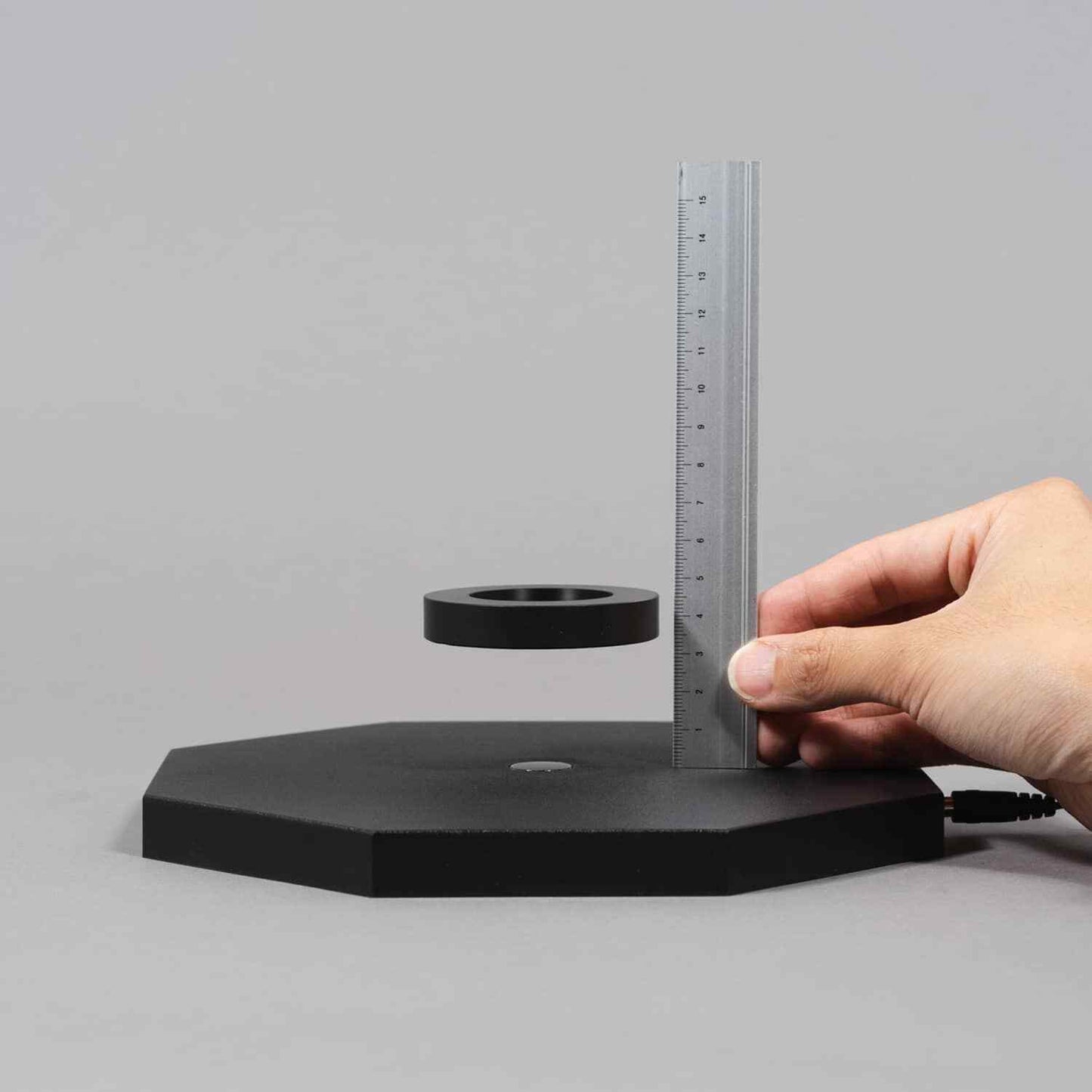 Black Magnetic Levitation Display Stand