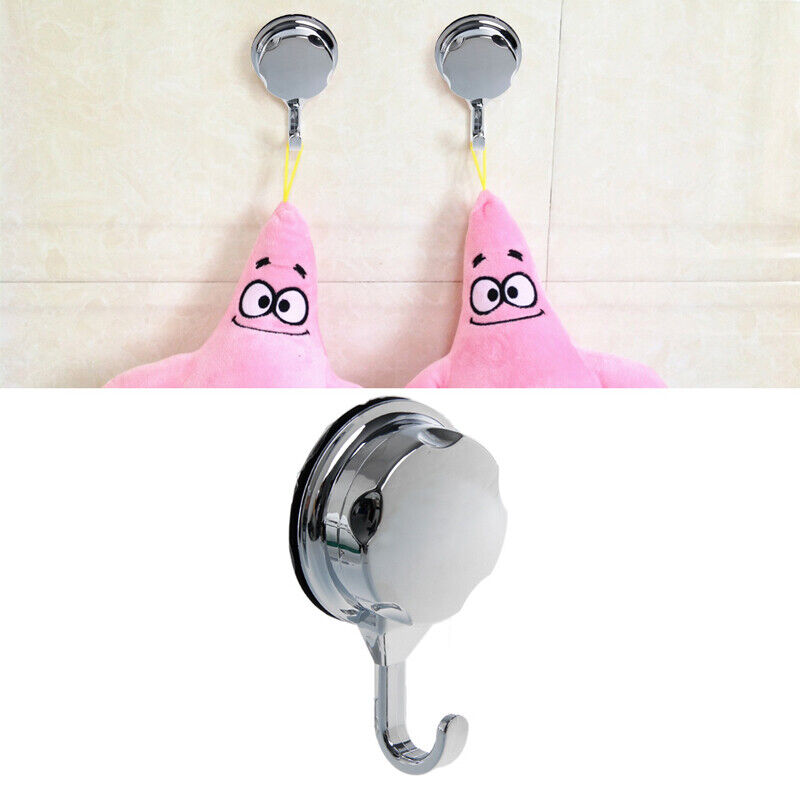 Chromed Suction Cup Vacuum Hooks